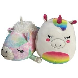 Squishmallows Unicorn Bundle, Luna the Unicorn 16”, Stella the Unicorn 10”​